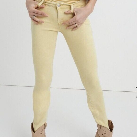 Lucky Brand Denim - Lucky Brand Lolita Crop Jeans Yellow Size 8/29